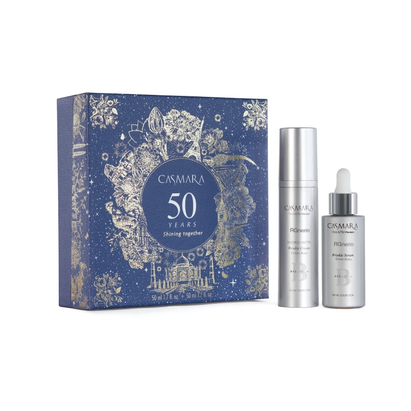 Rgnerin Hydro-Rgnerin Hydro-Nutri Cream + Wrinkle Serum Beauty Box - Blue Box