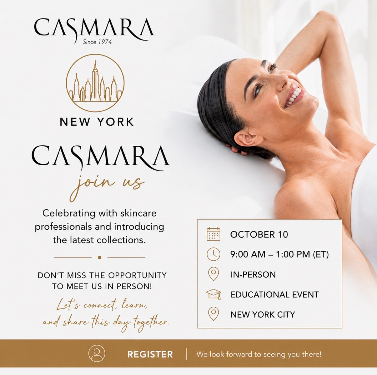CASMARA EVENT - NEW YORK - OCTOBER 10, 2026